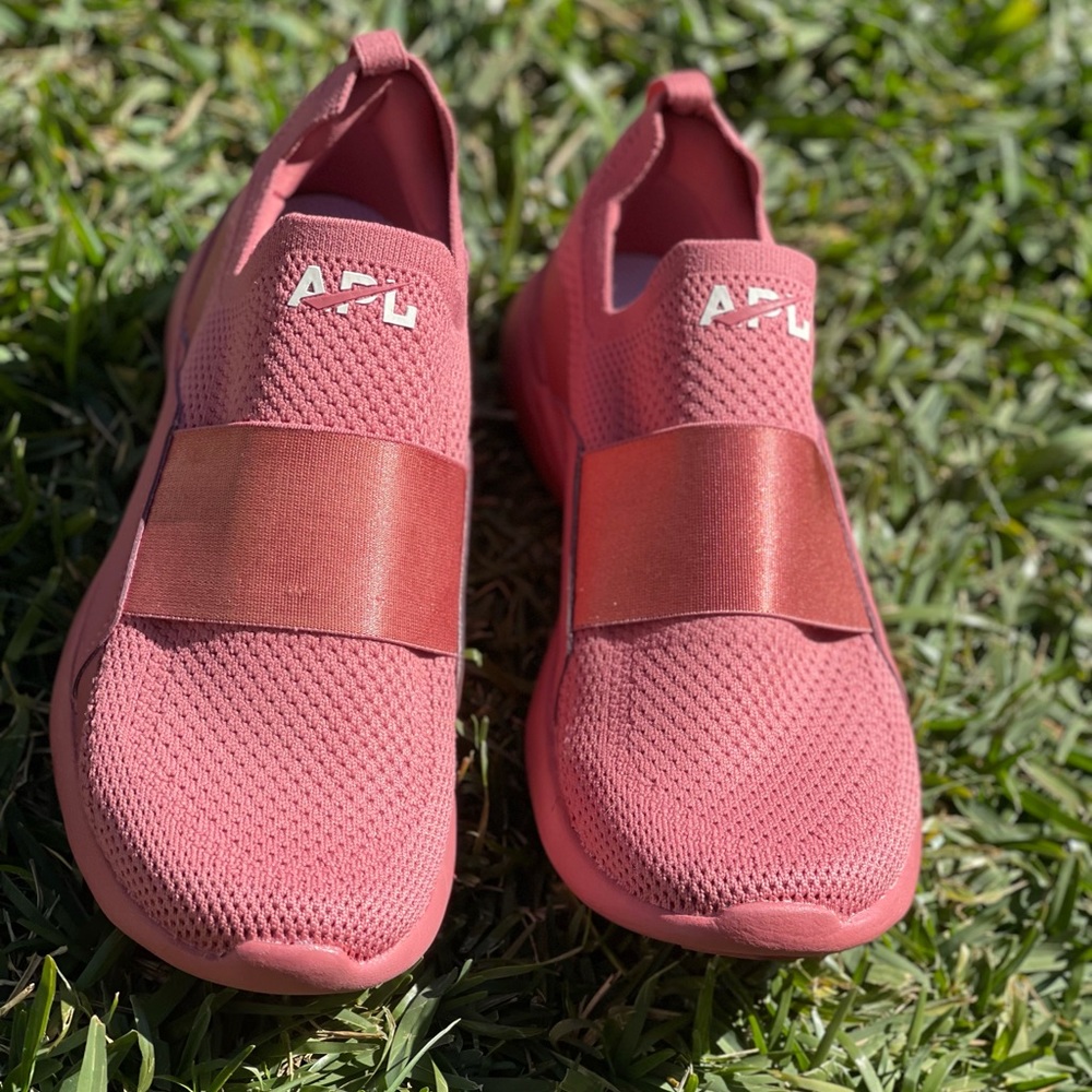 APL Slip-On Sneakers in Coral Pink